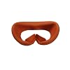 VR Face Cover Compatible for Pico 4 VR Glasses Silicone VR Headset Cover Interface Pad Anti-Leakage Face Eye Mask Padding Replacement Lightproof Silicone Holder Case Orange