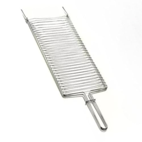 Kit Churrasco Completo 1 Grelha 2 Espetos Duplo/ 2 Simples Para Churrasqueira Aço Cabo De Madeira