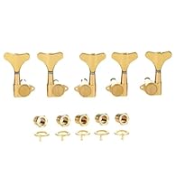 Sealed bass tuning keys, compatible with most Ibanez/Yamaha/Schecter/Warwick/Washburn and other similar style electric/acoustic basses with a headstock tuner hole size of 14mm (9/16") 18:1 Tuning Ratio for excellent tuning accuracy and minimal slippa...
