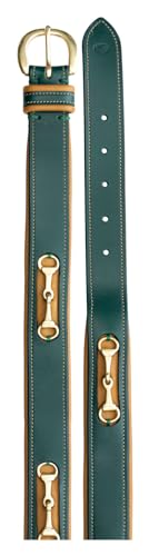 Equinavia Tirild Womens Leather Equestrian Horse Riding Belt with Bit Design
