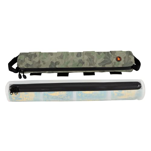 STASHERS Modular Insulated Adventure Hike & Bike Frame Top Tube Handlebar Can Sling Bags (Large 4-Can Bag, Laughing Grass Camo)