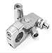 Alamor 25Mm 1Inch Moto Leva della Frizione Supporto per Harley Honda Shadow 600 Vt750-Silver
