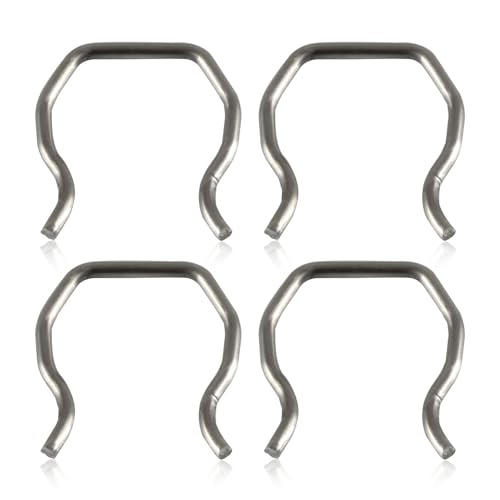 KPALAG 4PCS Fuel Injector Connector Clips, Plug Retainer Clips Compatible with Ford 6.0L Powerstroke Diesel 2003 2004 2005 2006 2007 2008 2009 2010 Replace#:W301222