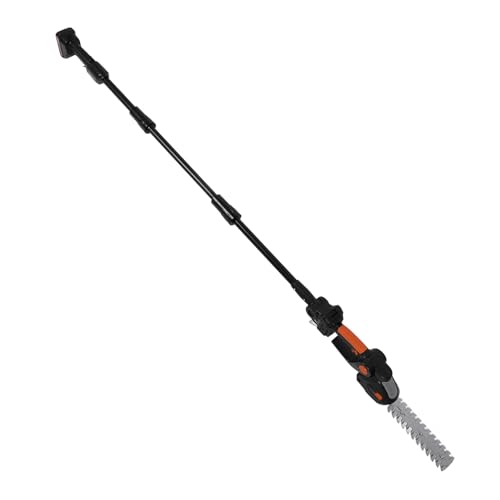 WOHPNLE Podadoras De Árboles Podadora De Mango Largo, Cortasetos Inalámbrico Extraíble con Poste De Extensión Diseño De Cabezal Ajustable Cortasetos De Poste hasta 1,8 M 18500r/Min(Enchufe Europeo)
