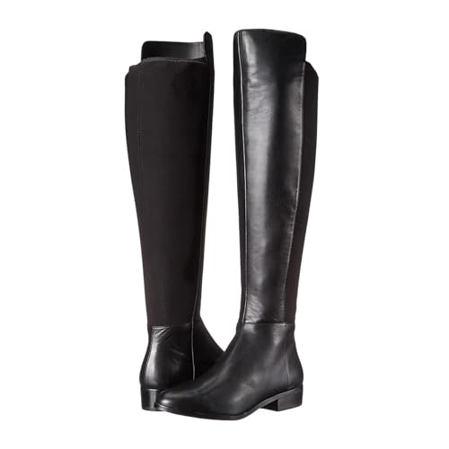 Bottes hautes au genou pour femmes larges et confortables contre le froid de l'hiver