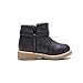 Blue Berry Girls Cute Fashion Toddler Winter Snow Boots (01BLACK, numeric_5)