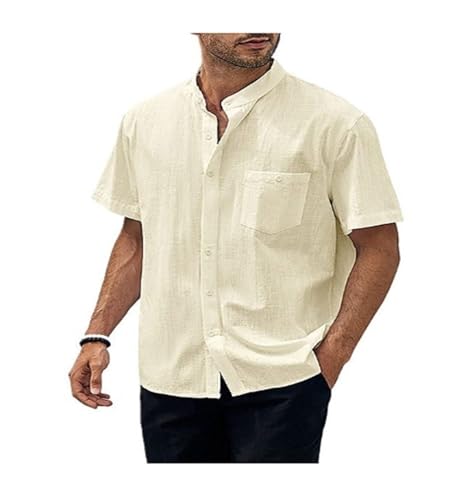 Chemise lin homme ne rétrécit pas haut qualité supérieure