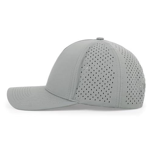 Image of Quick Dry Baseball Cap Curved Brim Mesh Snapback Hat for Men Women