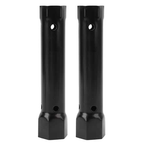 EOJDDPA Conjunto de llave de llave del zócalo de grifo 2pcs 34 mm Herramienta de toque de acero de carbono de 40 mm para la instalación y reparación del grifo de ducha