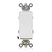 Leviton 5624-2W 20-Amp 120/277-Volt Decora Plus Rocker 4-Way AC Quiet Switch, White