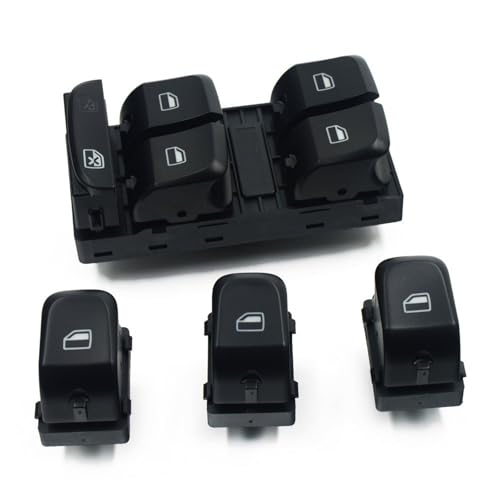 Commutateur de lève-vitre pour Audi A4 A5 Q5 B8 ensemble de 3 boutons de commande de vitre