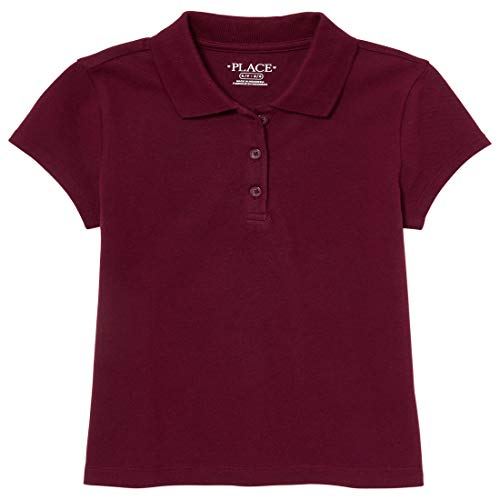 Image of The Children's Place baby-girls And Toddler Short Sleeve Ruffle Pique Polo