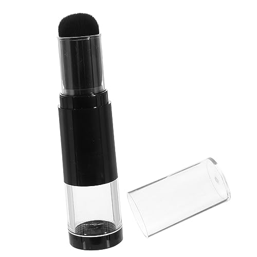 IWOWHERO Sturdy Push-type Bottle Brush Refillable Powder Brush for Blush Foundation Nail Comfortable Grip Easy to Carry