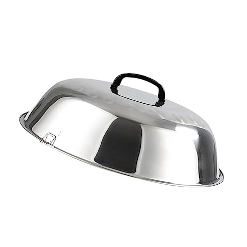 BEBEMOKO Cubierta de Olla Inoxidable de Tapa Multifunción para Cocina Compatible con Sartenes y Macetas Resistente y Lavable Accesorio Útil para Hogar