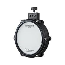 Roland 8-inch V-Pad with a tension-adjustable mesh head for customizable stick response Durable, quiet, and highly responsive—great for both home practice and performance Rubber rim design inspired by flagship V-Drums 7 Series pads Rugged hoop for so...