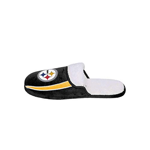 Image of FOCO NFL Mens Football Team Logo Moccasin Slippers Shoes