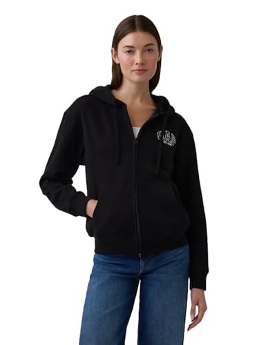 Image of GAP Women's Est. 1969 Hooded Logo Full Zip