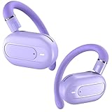 AITIDE OpenBuds Lightweight True Open Ear Wireless Earbuds with Multi-Angle Adjustment, Bluetooth 5.4 Headphones with Dual-Axis Design for Long-Lasting Comfort (Purple)