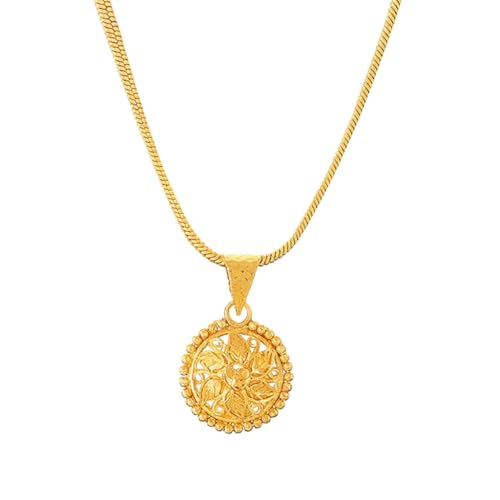 Image of Handicraft Kottage 1gm 22Ct gold plated Pandent /Necklace /Jewellery Set /Fashion jewellery /Chain for Women Girls
