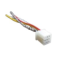 9-pin Radio Wire Harness Compatible with Kubota Tractor Male RTV CD Player Dash Stereo 9 Pin RTV-1100 RTX-1100C B2650 RTX 1100 MX5400 UTV L4060 LX2610 M7040