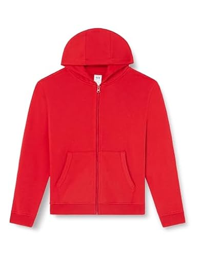 Mukua Byron Kids, Sudadera niños con cremallera y capucha, color Red, Talla 9/11 | Ya disponible en tu tienda friki favorita! En mundofriki.es!