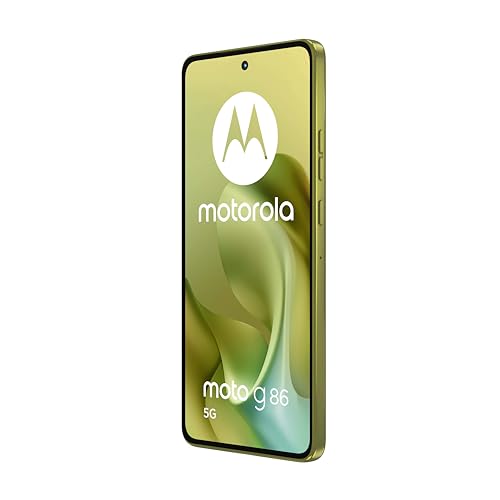 Motorola Moto G86 8/256 Go, Appareil Photo 50 MP + capteur Anti-Scintillement, écran 6,67" pOLED 120 Hz, Batterie 5200 mAh, MediaTek Dimensity 7300, Android 15, Golden Cypress, G56, Pantone Golden