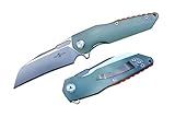 TwoSun Survival Pocket Knife TS48 Jade G10 Handle D2 Stainless Steel Blade Clip Camping Outdoor EDC Gift