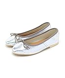 [セスト] Round Ballet Shoes フラット バレエシューズ レディース 22.5cm シルバー ZWP90-SIL-225