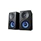 Woxter DYNAMIC LINE 410 FX,Stereo-Gaming-Lautsprecher 2.0 (Autoamplifiziert mit 150W Leistung, Holz,Tieftöner 4,2 Hochtöner,3.5 mm,RCA,Bass-SLR, Kontrolle(Volumen, Akut, Bass),Bücherf-Lautsprecher