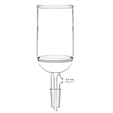 Deschem 1000ml,24/40,Glass Buchner Funnel with 90mm Pore Plate 1 Litre