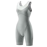 Santic Damen Triathlonanzug Gepolstert Triathlon Anzug Einteiler Ärmellos Pro Tri-Anzug Fahrrad Bodysuit Skinsuit Schnell Trocknend Abnehmen Radtrianzug Schwarz M