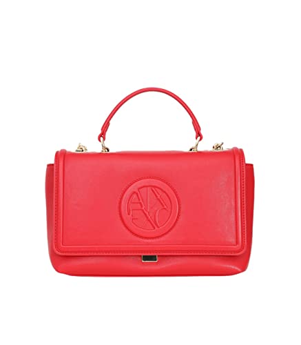 ARMANI EXCHANGE Bolso rojo con correa ajustable,...