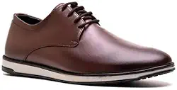 Sapato Social Masculino Estilo Oxford Sola de Borracha Esporte Fino