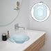TEHAUX Portable Sitz Bath Basin for Postpartum Care and Relief, Blue Pattern Design, Home Sitz Bath for Pregnant Women and Elderly, Toilet Seat Compatible, Medical Wash Basin