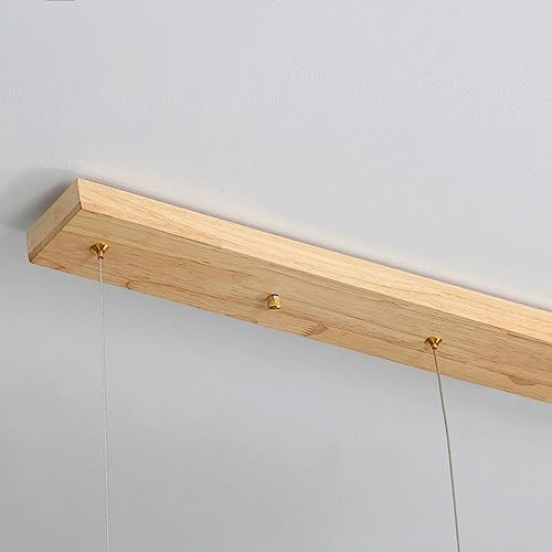 Suspension LED 36W rustique en cuir idéale au-dessus d'un bar long - 3