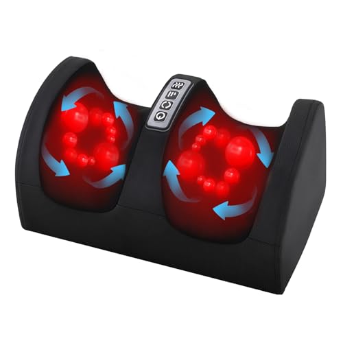 Acevivi Foot Massager CCHYF Shiatsu Foot Massager with Heat,Foot and Calf Massager with Roller, Deep Massage for...