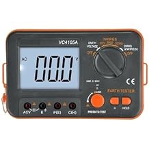 VC4105A Digital Earth Resistance Tester LCD Insulation Ground Resistance Voltage Meter Lightning Rod Instrument Tool