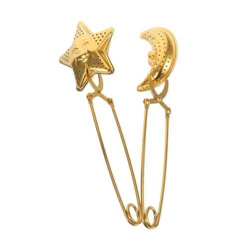 Toyvian 2pièces Boule à Thé Acier Inoxydable Pince à Thé Avec Pour Vrac Retient Les Résidus