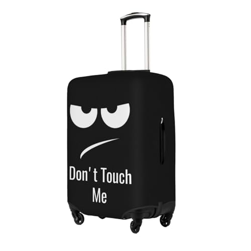 EdNeY Don't Touch Me Travel Luggage Cover Elastic Anti-scratch Suitcase Cover Protector Spandex Stretch Luggage Baggage Covers Fits 25-28 Inch Luggage,L2