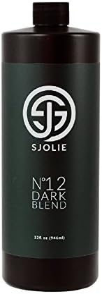 Sjolie Organic Spray Tanning Solution (Quart 32oz, 12% for Medium to Dark Skin Tones) by SJOLIE