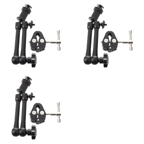 Bras magique 11 pouces pince crabe super clamp clip fixation pour reflex DSLR