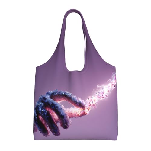 rrxnbcgg Dopamine cura los dedos Bolsas de tela ligeras y reutilizables para compras, compras, compras, publicidad, promoción, regalos, actividades