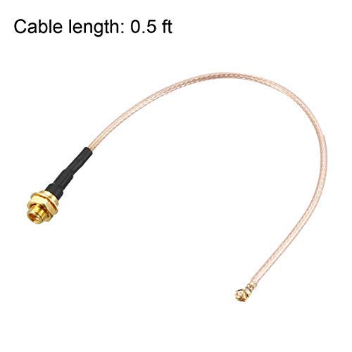 Amazon.co.jp: MMCXメスバルクヘッド-同軸ケーブルU.FL/IPX RG178 0.5