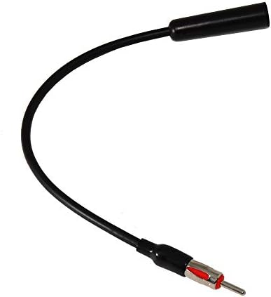 Anina 12” Universal Car AM FM Radio Antenna Extension Extender Cable Male to Female Antenna Adapter for Auto Stereo