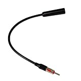 Anina 12” Universal Car AM FM Radio Antenna Extension Extender Cable Male to Female Antenna Adapter for Auto...