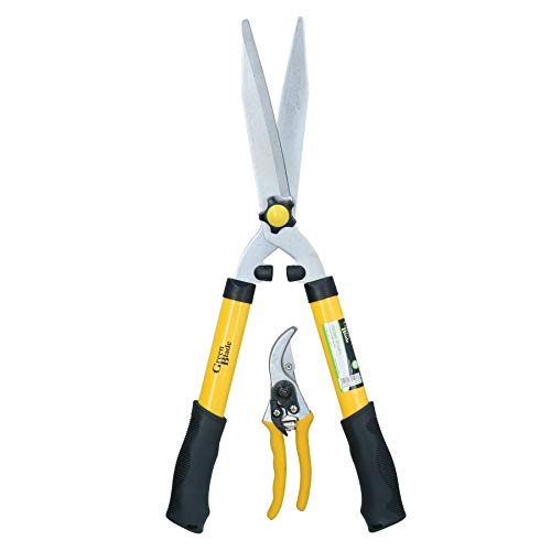 AB Tools Heavy Duty Pruning Shears + Hedge Shears Gardening Set Cutters Trimmers 2pc
