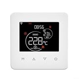 Termostato intelligente a LED compatibile con Tuya per sistemi di riscaldamento ad acqua, elettrica, caldaia a gas e pavimento con comando vocale e telecomando (riscaldamento della caldaia)