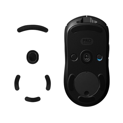 kwmobile muis voeten sticker compatibel met Logitech G Pro Wireless Gaming - Computermuis glijder - Stickers in zwart - Afbeelding 6