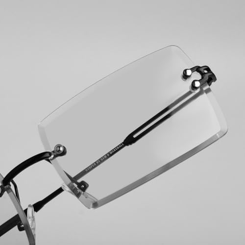 Image of SAM AND MARSHALL HARPER Eyeglass I Light Weight Frames I Rectangle Shape I Sheet Metal Frames I Prescription Friendly I Men & Women