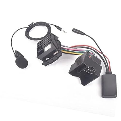 HUVNEXA For VW, RCD510 RCD210, for Golf, for Passat, for Jetta, for POLO, Radio Harness Plug Microphone Handsfree Bluetooth 5.0 AUX Adapter Car Radio Wiring Connector